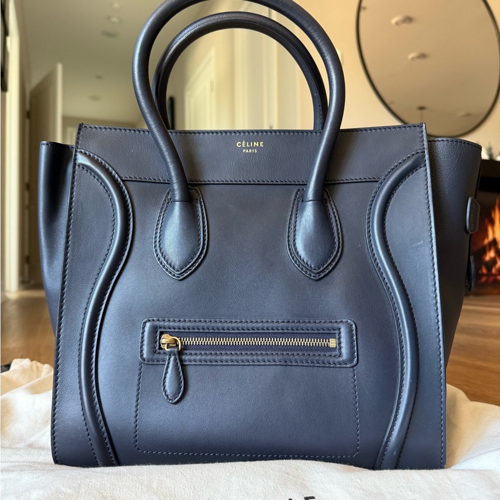 Celine Mini Luggage Navy - Great Condition